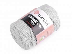 Pletací příze Macrame Rope Ø3 mm 250 g rozčesávací