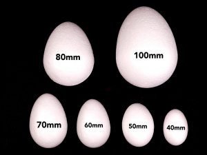 Polystyrenové vejce výška 6 cm