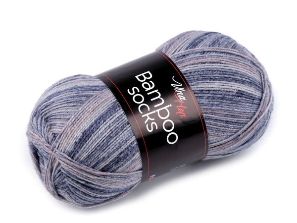 Pletací příze Bamboo Socks / ponožkovka 100 g