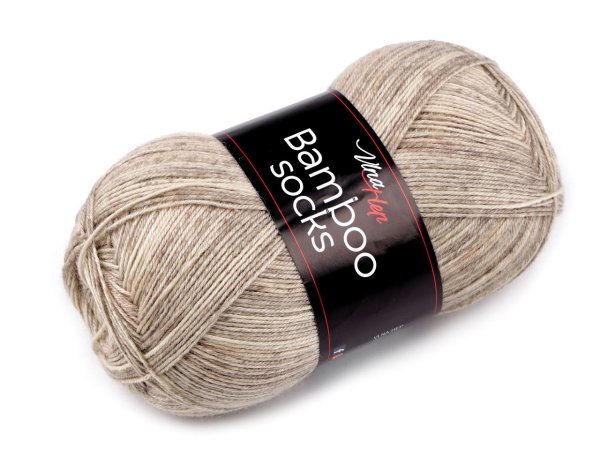 Pletací příze Bamboo Socks / ponožkovka 100 g