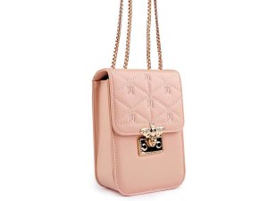 Dámská kabelka prošívaná crossbody s včelou 13x18,5 cm