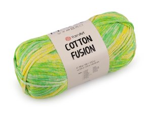 Bavlněná pletací příze Cotton Fusion 100 g