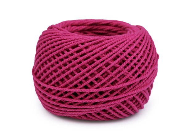 Bavlněná příze macrame / háčkovací 40 g rozčesávací