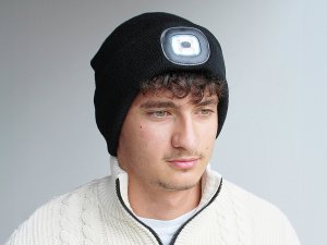 Čepice s LED světlem unisex