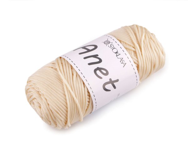 Pletací a háčkovací příze Anet macrame Ø2 mm 90 g